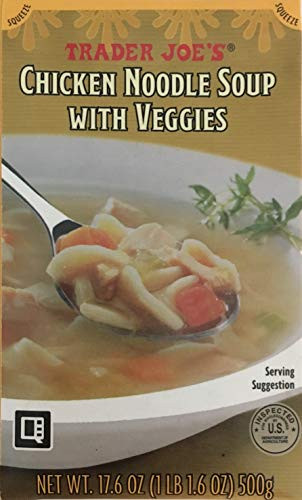 Trader Joe's Chicken Noodle Soup with Vegetables, 17.6 oz.