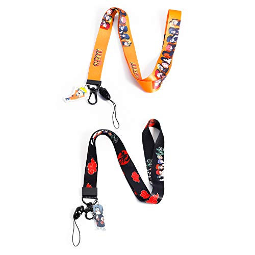 Naruto Anime Lanyard Keychain ID Card Badge Holder (Naruto Itachi)