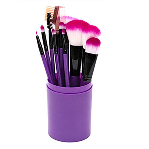 Makeup Brush Set YUTOU 12pcs Powder Foundation Blush Contour Concealers Lip Eyeshadow Brushes Kit With Brush Holder (violet) Makeup Brush Set YUTOU 12pcs Powder Foundation Blush Contour Concealers Lip Eyeshadow Brushes Kit With Brush Holder (violet)