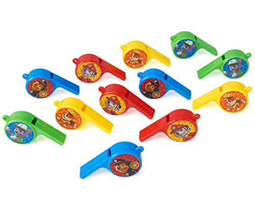 American Greetings Nickelodeon, Paw Patrol Whistles, 12-Count