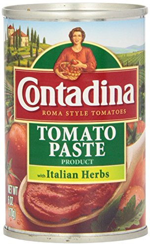 Contadina Tomato Paste with Italian Herbs 6 Oz (Pack of 3)