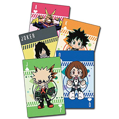 Great Eastern Entertainment My Hero Academia SD Chibi Group Hero Costume Playing Cards