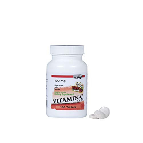 Landau Vitamin C Chewable 100 Mg, Great Tasting, 100 Chewable Tablets