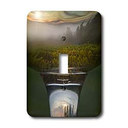 3dRose lsp_93821_1 Wine Glass, Vineyard in Riedel Oregon Pinot Noir-US38 JMI1032-Janis Miglavs Single Toggle Switch, Multicolor