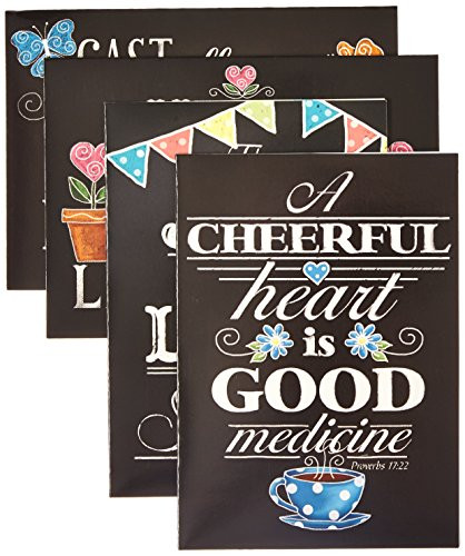 Divinity Boutique Greeting Card Assortment: Get Well, Chalkboard (22684N)