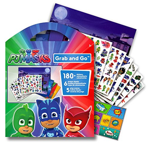 PJ Masks Large Stickers Activity Set Bundled with Specialty Separately Licensed GWW Reward Sticker