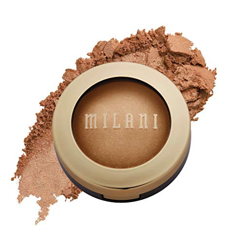 Milani Baked Highlighter (Bronze Splendore) - Cruelty-Free Powder Highlighter, Highlight Face for a Shimmery or Matte Finish