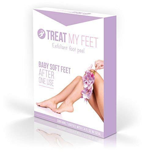 Foot Peel Mask to Exfoliate Feet. Two Pair of a Softer Foot Peeling Mask to Repair Rough Heels, Peel Away Dry Dead Skin and Smooth Cracked Heels