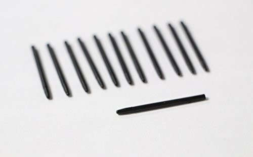 Yalis 12 Pack Replacement of Pen Standard Nib Black Stylus