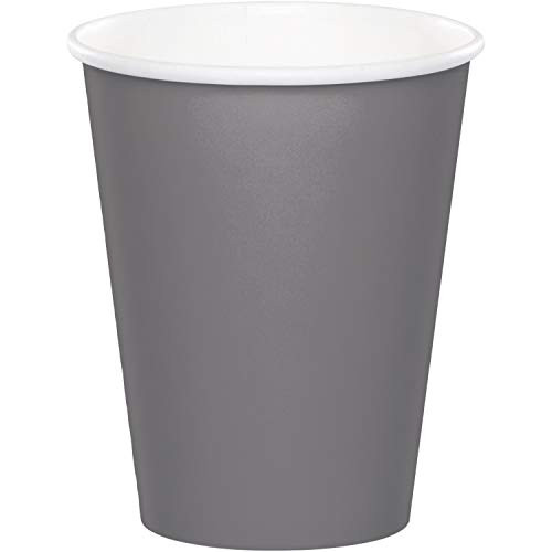Creative Converting 339647 Glamour Gray Paper Cups 9-oz, 24 ct