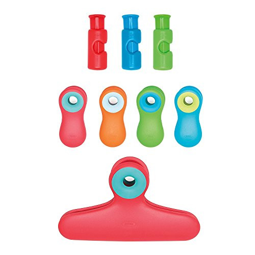 OXO Good Grips 8 Piece Clip Set - Assorted Bright,8 Piece Assorted Bright,8 Piece Assorted Bright