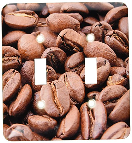 3dRose LLC lsp_21354_2 Dried Food Coffee Beans Double Toggle Switch
