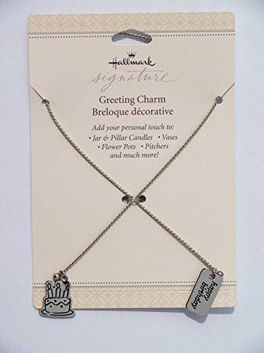 Hallmark Signature "Candle" Happy Birthday Greeting Charm