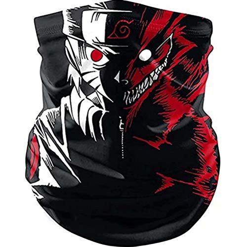 Anime Face Mask Neck Gaiter Bandana Balaclava 3D Printed UV Protection Headwrap