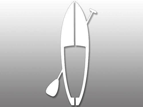 LPF USA White Vinyl Paddle Board and Paddle Sticker (Decal sup Stand up)