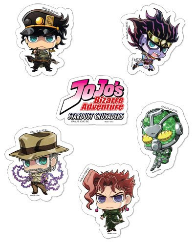 JoJo's Bizarre Adventure: Jotaro, Kakyoin, Joseph SD Sticker Set