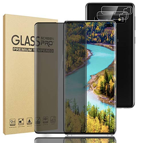 -1Plus2- Galaxy S10 Plus Privacy Tempered Glass Screen Protector Plus Camera Lens Film -9H Hardness- -3D Full Coverage- -Anti-Spy- -Anti-Blue Light- -Anti-Fingerprints- for Samsung Galaxy S10Plus?6.4"? -1Plus2- Galaxy S10 Plus Privacy Tempered Glass Screen Protector Plus Camera Lens Film -9H Hardness- -3D Full Coverage- -Anti-Spy- -Anti-Blue Light- -Anti-Fingerprints- for Samsung Galaxy S10Plus?6.4"?