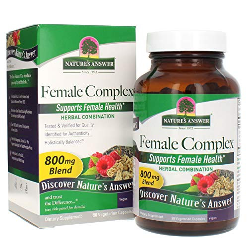 Nature's Answer Female Complex - Dietary Supplement - Supports Female Health - Vegan  and  Kosher Certified - Vegetarian Capsules 90ct.