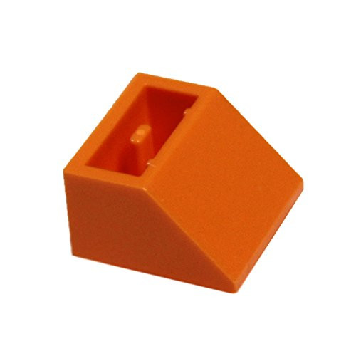 LEGO Parts and Pieces: Orange (Bright Orange) 2x2 45 Inverted Slope x50