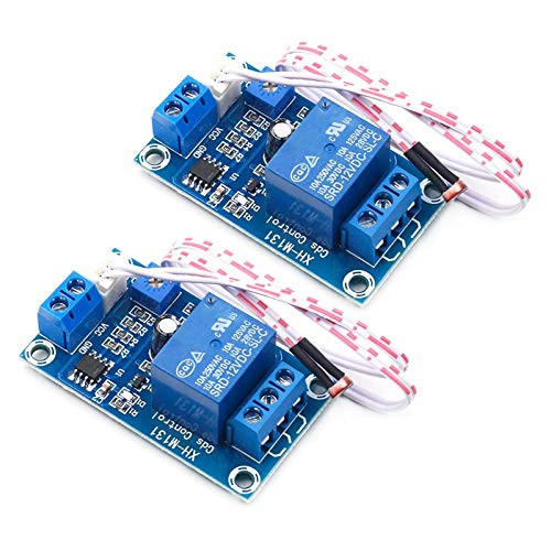 ALAMSCN DC 12V Light Control Switch Photoresistor Relay Module XH-M131 Detection Sensor For Car Light Brightness Automatic Control Module (PACK of 2)