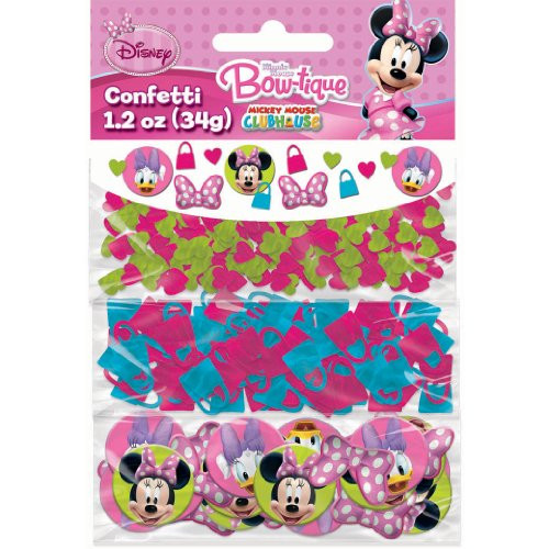 Disney Minnie Mouse Bow-tique Value Confetti (Multi-colored) Party Accessory Disney Minnie Mouse Bow-tique Value Confetti (Multi-colored) Party Accessory