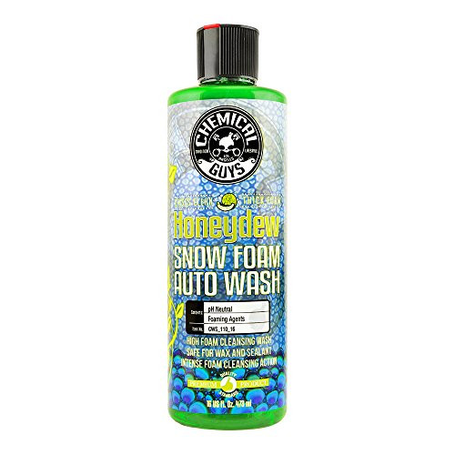 Chemical Guys CWS_110_16 Honeydew Snow Foam Car Wash Soap and Cleanser (16 oz)
