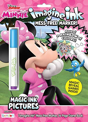 Disney Minnie Mouse Imagine Ink Magic Ink Coloring Book 47090, Bendon