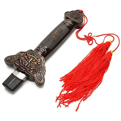 KierHunter Retractable Sword, Tai Chi Kung Fu Martial Arts Magic Sword for Exercises Performance Halloween (Stainless Steel)