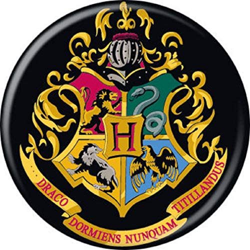 Ata-Boy Harry Potter Hogwarts Crest 1.25" Collectible Pin-Back Button