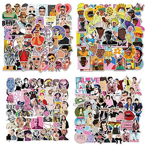 Singer Stickers for Water Bottles 200 PCS - Harry Style Stickers for Teens,Girls,Boys,Adults - Decals Perfect for Laptop,Phone,Hydro Flask,Waterbottle,Luggage Singer Stickers for Water Bottles 200 PCS - Harry Style Stickers for Teens,Girls,Boys,Adults - Decals Perfect for Laptop,Phone,Hydro Flask,Waterbottle,Luggage