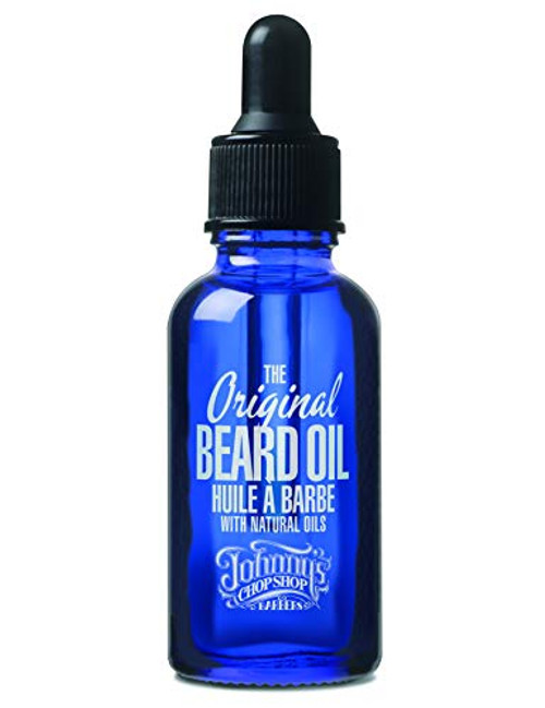 Johnny's Chop Shop Men's Facial Conditioning Beard Oil, Smooth Blend, Natural Oils, Pre/Post Shave 1.01 fl oz (Pack of 1)