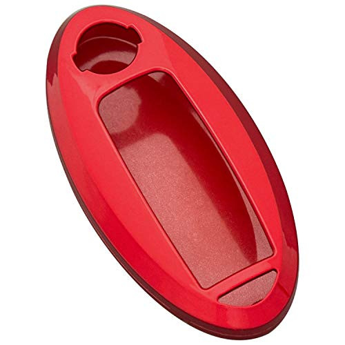 Remote Key Fob Shell Cover Compatible with Nissan 370Z Altima Cube Juke Maxima Murano Pathfinder Quest Rogue Sentra Versa 3/4/5 Buttons, Red