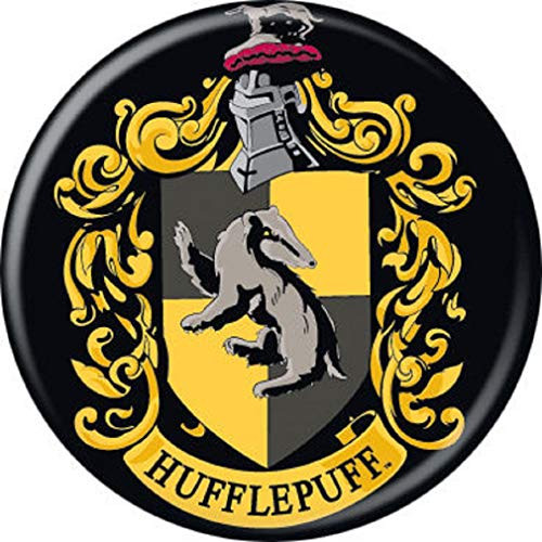 Ata-Boy Harry Potter Hufflepuff House Crest 1.25" Collectible Pin-Back Button