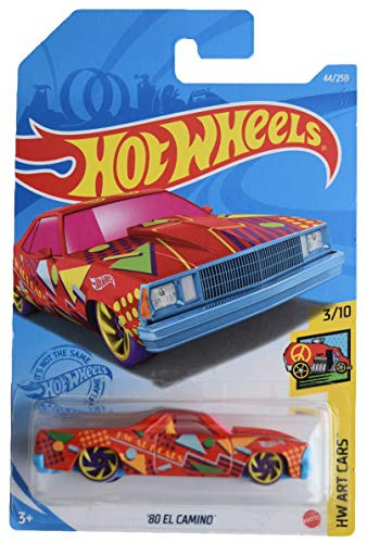 DieCast Hotwheels '80 El Camino, Art Cars 3/10