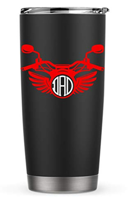 Harley Motorcycle Wings Monogram Decal Sticker for Laptop School Phone Car Yeti RTIC Tumbler or Cup Harley Motorcycle Wings Monogram Decal Sticker for Laptop School Phone Car Yeti RTIC Tumbler or Cup