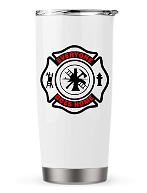 Firefighter Fire Rescue EMT Maltese Cross Decal Sticker for Laptop Phone Car Yeti RTIC Tumbler or Cup