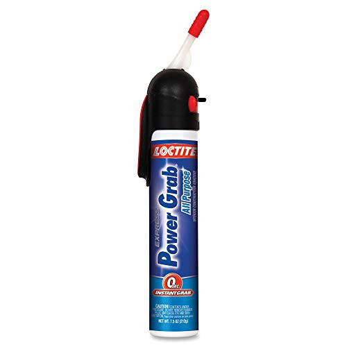 Loctite Power Grab Express All Purpose Construction Adhesive, 7.5 Ounce Pressure Pack (2029847)
