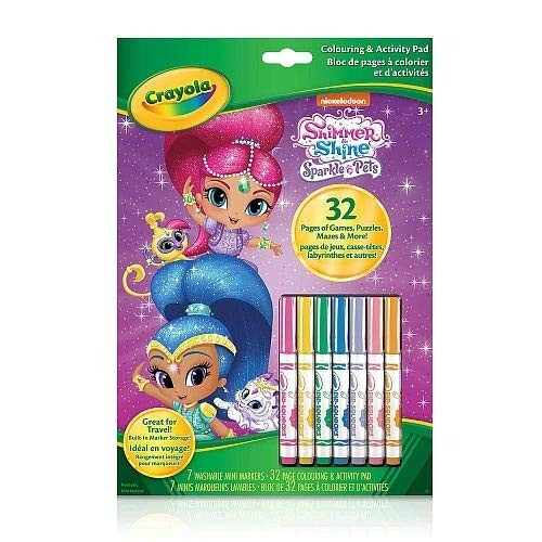 Crayola Coloring  and  Activity Book Shimmer and Shine Sparkle Pets