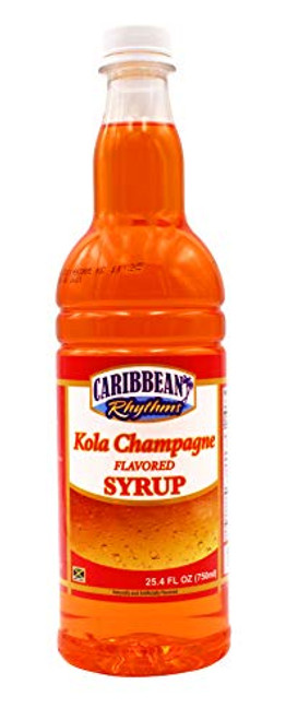 CARIBBEAN RHYTHMS Kola Champagne Syrup, 25.4 Oz