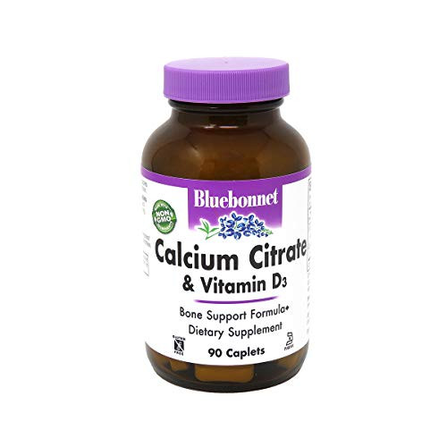 BlueBonnet Calcium Citrate Plus Vitamin D3 Caplets, 90 Count BlueBonnet Calcium Citrate Plus Vitamin D3 Caplets, 90 Count