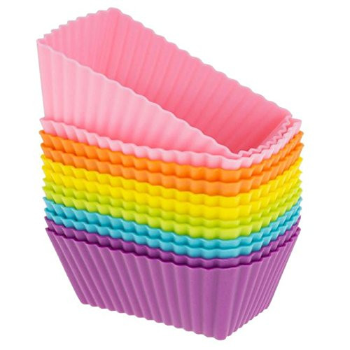 Gallity 2Pcs Silicone Baking Cups Rectangular Reusable Muffin Cups Cupcake Holder Reusable Cupcake Liners Muffin Liners Cupcake Wrapper Cups Cupcake Baking Molds Small Loaf Pan Gallity 2Pcs Silicone Baking Cups Rectangular Reusable Muffin Cups Cupcake Holder Reusable Cupcake Liners Muffin Liners Cupcake Wrapper Cups Cupcake Baking Molds Small Loaf Pan