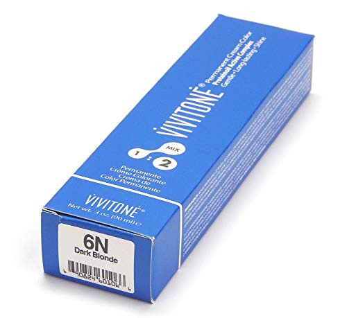 VIVITONE Permanent Cream Color 6N (Dark Blonde) VIVITONE Permanent Cream Color 6N (Dark Blonde)
