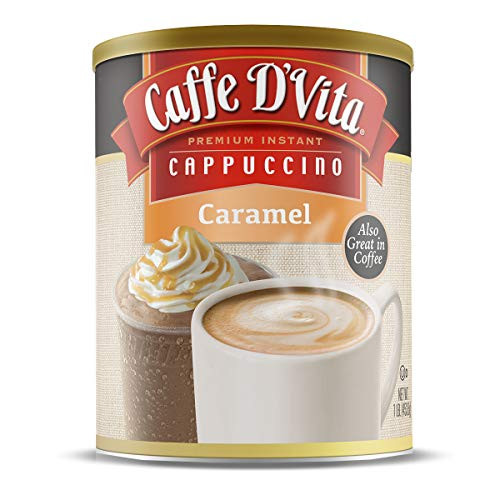 Caffe D'Vita Caramel Cappuccino 1 lb can (16 oz)