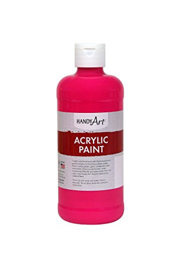 Handy Art Student Acrylic Paint 16 ounce, Fluorescent Magenta,101-155