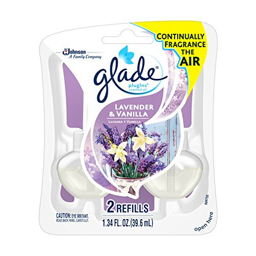 Glade Plugin Scented Oil Refill Lavender & Vanilla 1.34 oz.(Pack Of 3)