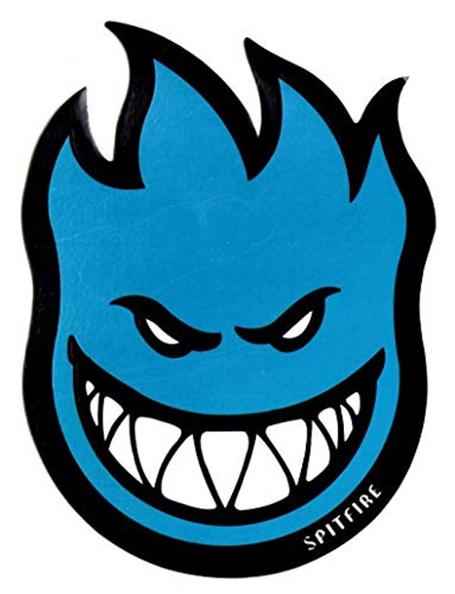 Spitfire Wheels Blue Fireball Skateboard Sticker - Sticker Graphic - Auto, Wall, Laptop, Cell, Truck Sticker for Windows, Cars, Trucks