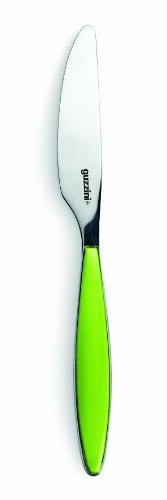 Guzzini Feeling 6.7-Inch L Fruit Knife, Green