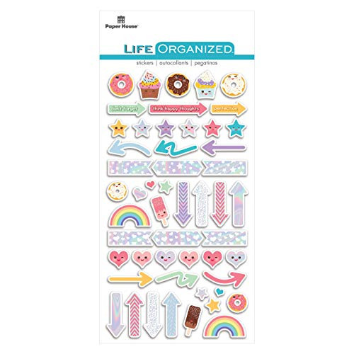 Paper House Productions STCP-1005 Kawaii Epoxy Stickers, 3-pack