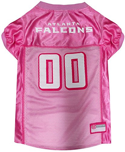 Pets First NFL Atlanta Falcons Jersey, Large, Pink