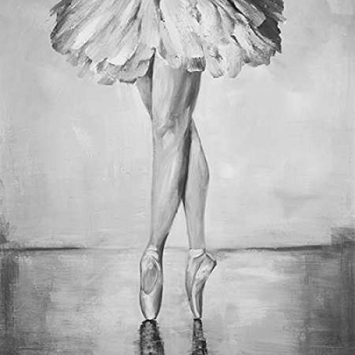 Posterazzi Collection Ballerina Classic Steps Poster Print by Atelier B Art Studio (12 x 12)